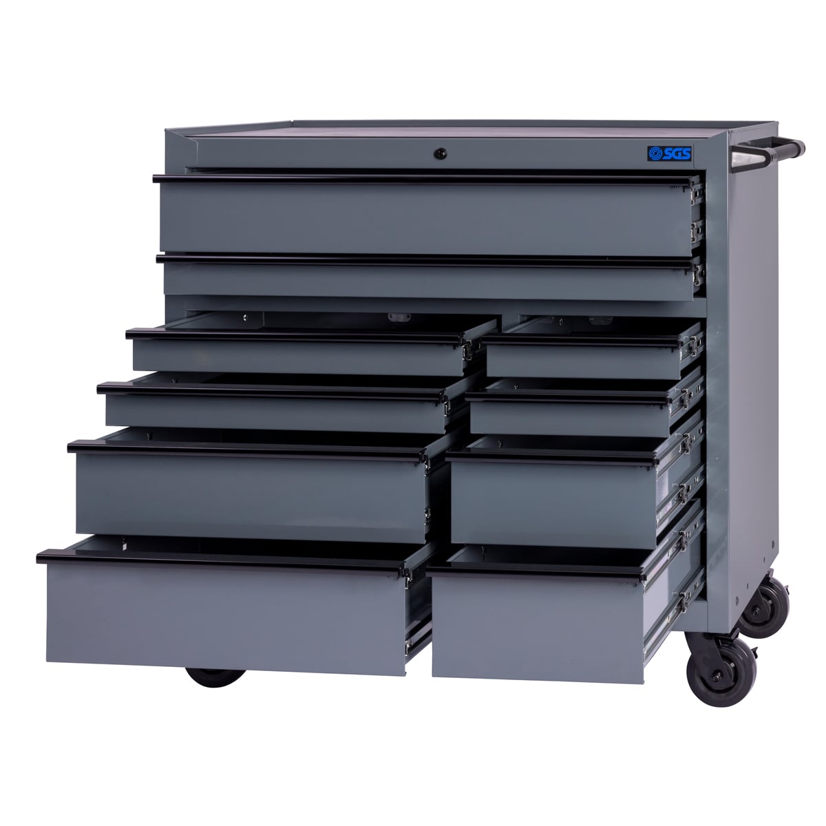 SGS Pro 42in 10 Drawer Roller cabinet | Slate Grey